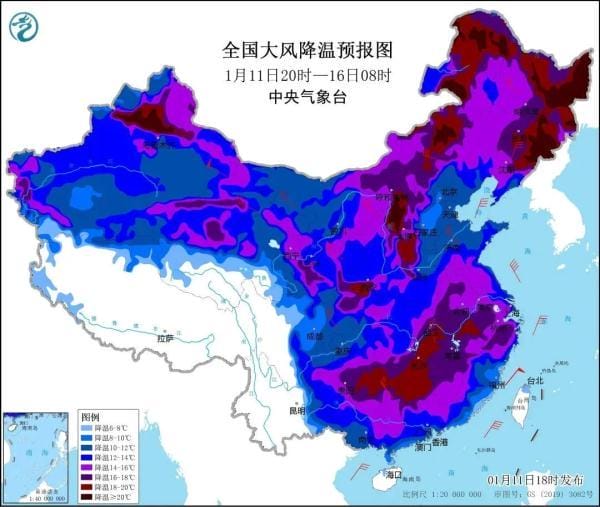 江西最低寒潮来袭（骤降20寒潮要来了）(1)