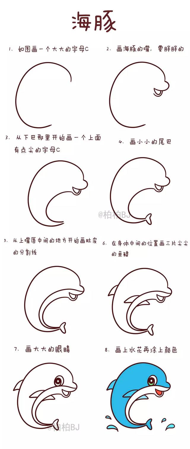 真人简笔画教程（这20套简笔画有毒）(2)