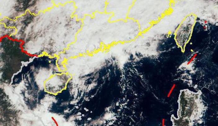 2023第14号台风小犬路径星云图 “小犬”减弱为热带风暴级但影响持续