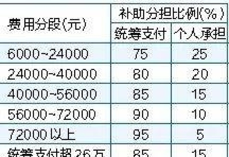 新乡参加职工大额医疗费用补助可以报销多少